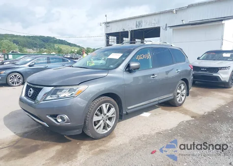 2016 Nissan Pathfinder Platinum from USA, damaged, VIN 5N1AR2MM5GC613495